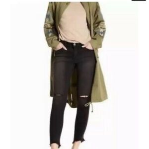 Nanette Lepore Ellis Skinny Jean with Distressing